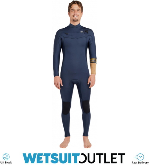 Billabong Revolution Trigong 3 2mm Chest Zip Wetsuit SLATE blauw Easy Stretch Billabong Revolution Trigong 3 2mm Chest Zip Wetsuit SLATE blauw Easy Stretch